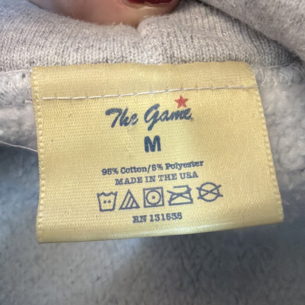 Vintage Dartmouth University Hooded Sweatshirt 1990s The Game Medium Gray 90's - Picture 6 of 9